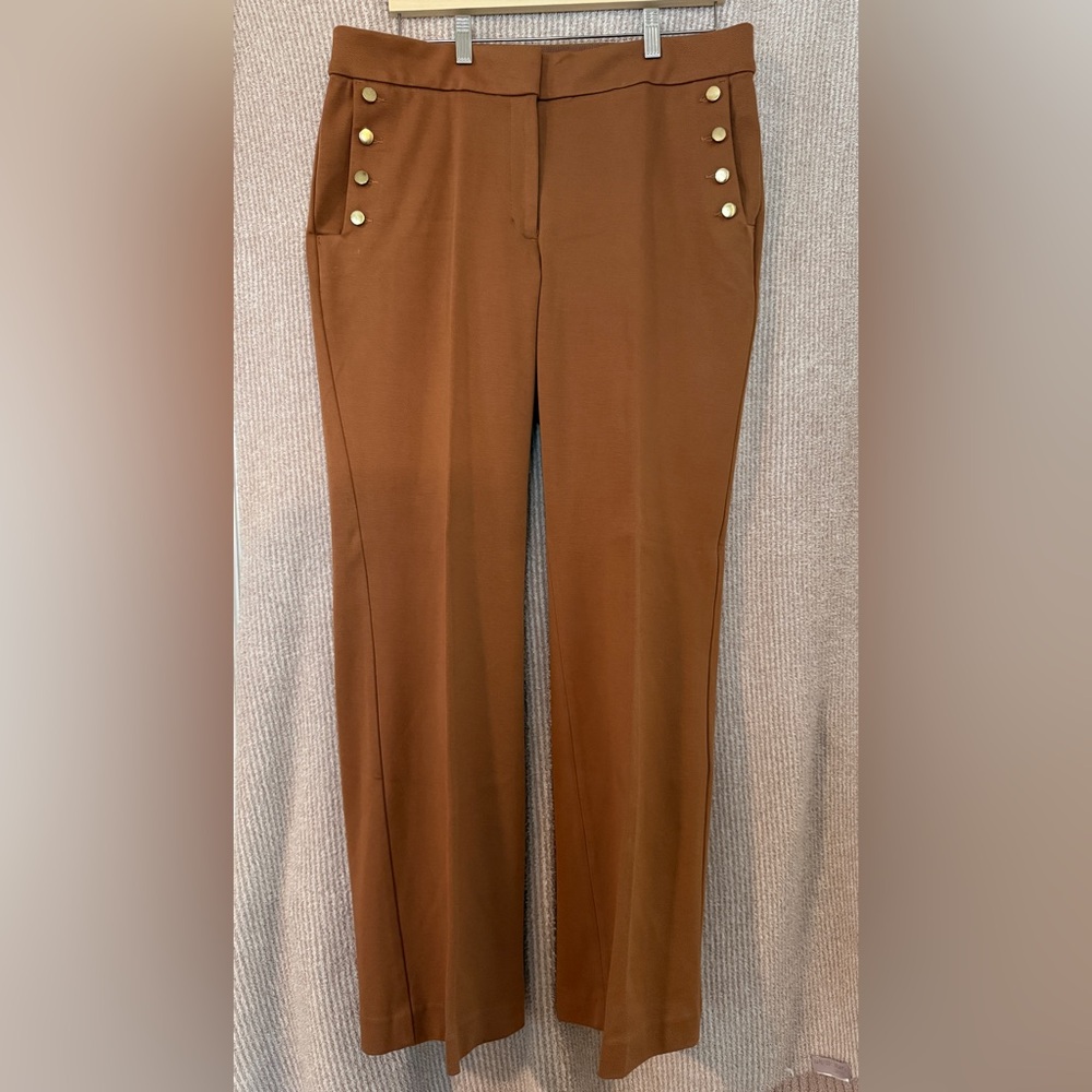 Express Brown High-Waisted Pants